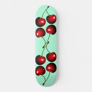 Fresh Sweet Cherries - Skateboard