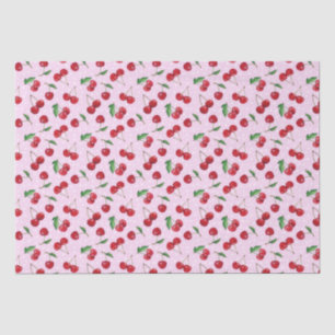 Fresh Sweet Cherries Tissue Paper