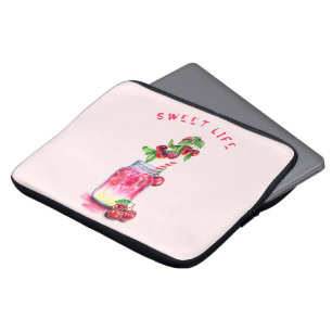 Fresh Sweet Cherry Juice Cool Drink - Summer Fruit Laptop Sleeve