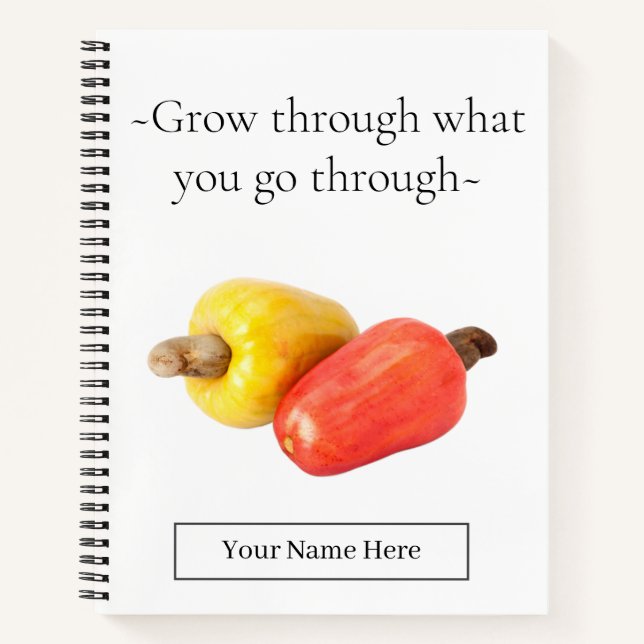 Fresh Thoughts Quote Notebook (Front)