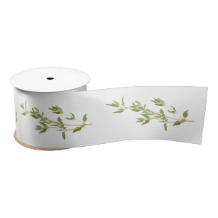 Fresh Thyme 3" Wide Satin Ribbon