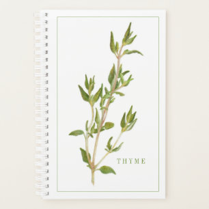 FRESH THYME 5.5x8.5 Planner / Calendar