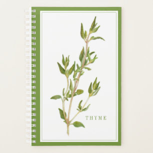 FRESH THYME 5.5x8.5 Planner / Green