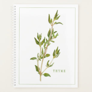 FRESH THYME 8.5x11 Planner / Calendar