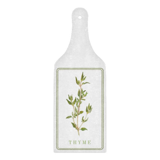 FRESH THYME Glass Cutting Board Paddle (Front)