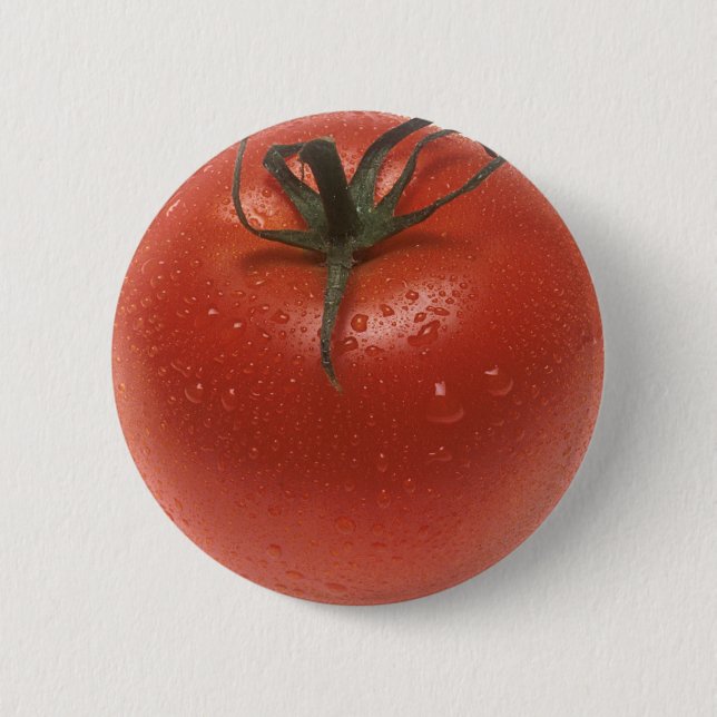 Fresh Tomato 6 Cm Round Badge (Front)