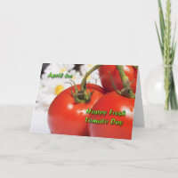 Fresh Tomato Day Card April 6