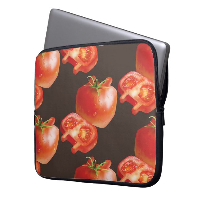 Fresh Tomato Laptop Sleeve (Front Left)