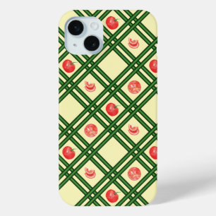 Fresh Tomatoes Gardener Pattern iPhone 15 Mini Case