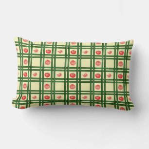 Fresh Tomatoes Gardener Pattern Lumbar Cushion
