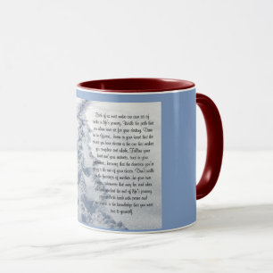 Fresh Tracks Inspirational Verse Mug