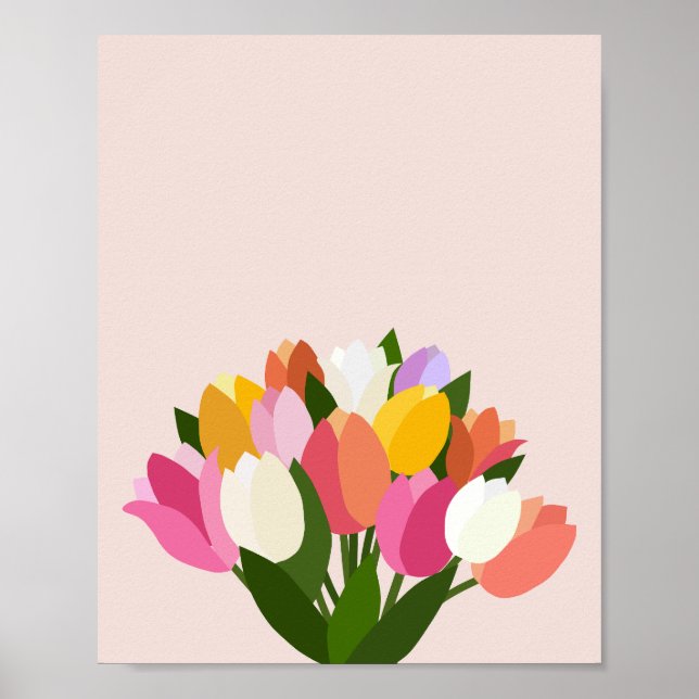 Fresh Tulips 05 Poster (Front)