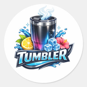Fresh Tumbler Classic Round Sticker