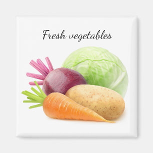 Fresh vegetables magnet