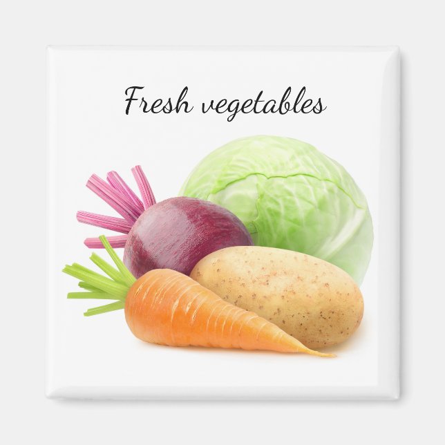 Fresh vegetables magnet (Front)