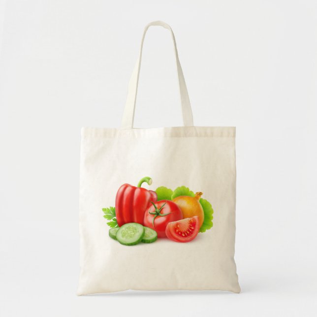 Fresh vegetables tote bag (Front)