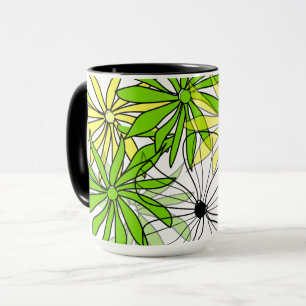 Fresh Vibes: Colourful Floral Coffee Cup