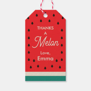Fresh Watermelon Favor Tags
