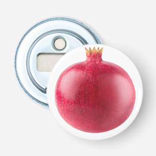 Fresh Whole Red Pomegranate Fruit Healthy Food Art Bottle Opener