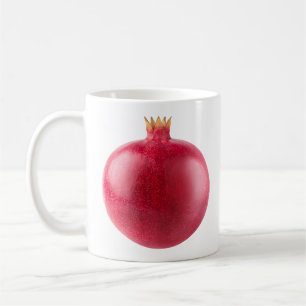 Fresh Whole Red Pomegranate Fruit Healthy Food Art Coffee Mug