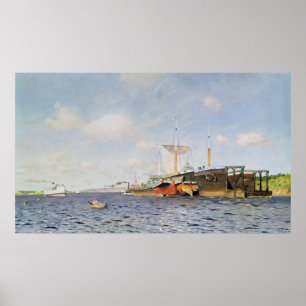 Fresh Wind on the Volga, 1895 Poster