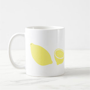 Fresh Yellow Lemon Fruit Gift Coffee Mug