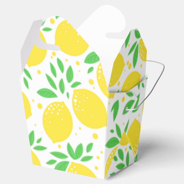 Fresh Yellow Lemons 4 Favour Box (Opened)