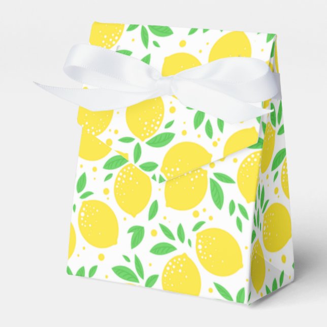 Fresh Yellow Lemons Gift Box (Front Side)