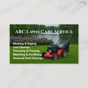 Freshcut Lawn Care Business Card
