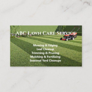 Freshcut Lawn Care Business Card