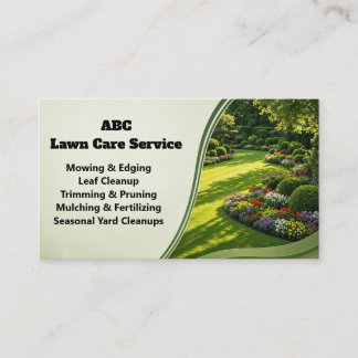 Freshcut Lawn Care Business Card