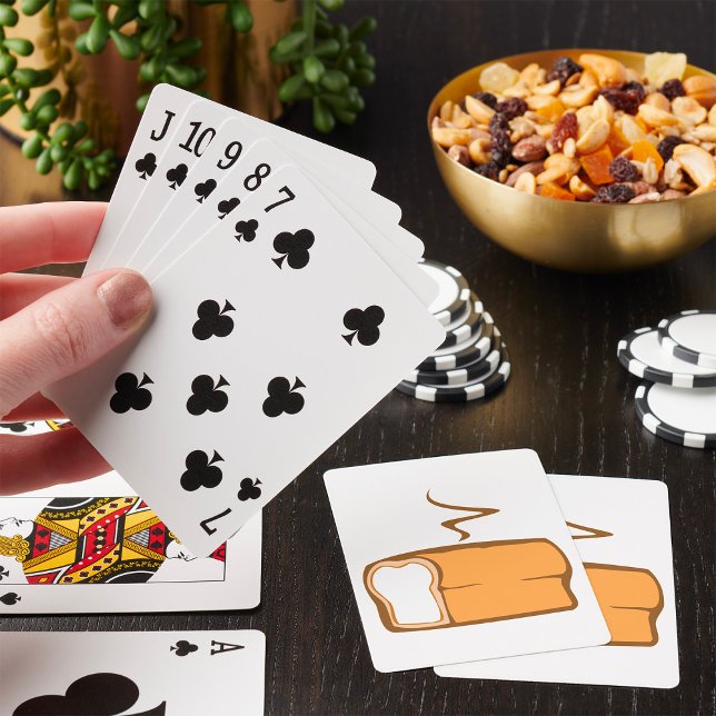 Freshly Baked Bread Loaf Warm Bakery Playing Cards (Creator Uploaded)