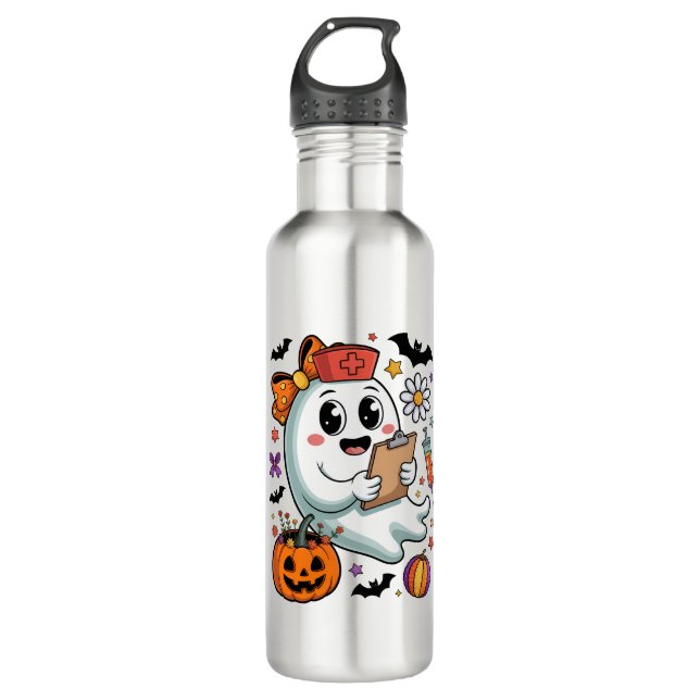 Freshly Boo'd Coffee Halloween 710 Ml Water Bottle (Front)