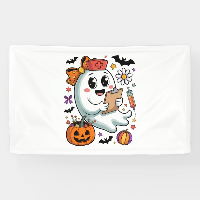 Freshly Boo'd Coffee Halloween Banner (Horizontal)