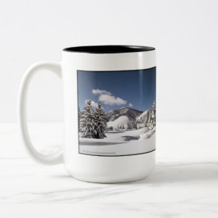Freshly Fallen Snow Two-Tone Coffee Mug