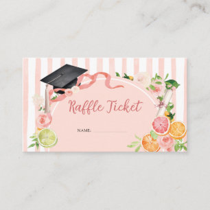 Freshly Graduation Summer Citrus Raffle Card