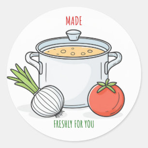 Freshly Made Classic Round Sticker