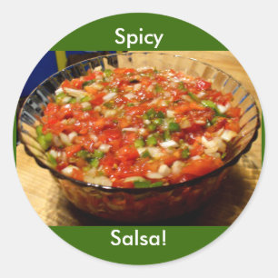 Freshly Made Salsa Classic Round Sticker