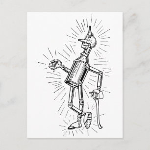 Freshly Oiled Tinman Postcard