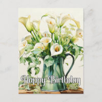 Freshly Picked Calla Lily Flowers