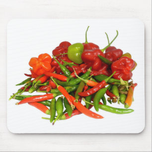 Freshly Picked Chillies Mouse Mat