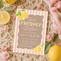 FRESHLY Sixteen Lemons 16th Birthday