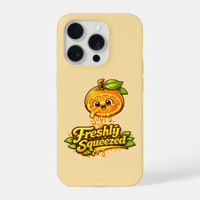 Freshly Squeezed - Feelin' Fruity - Foodie Fiends iPhone Case (Back)