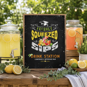 Freshly Squeezed Sips Drink Station Sign
