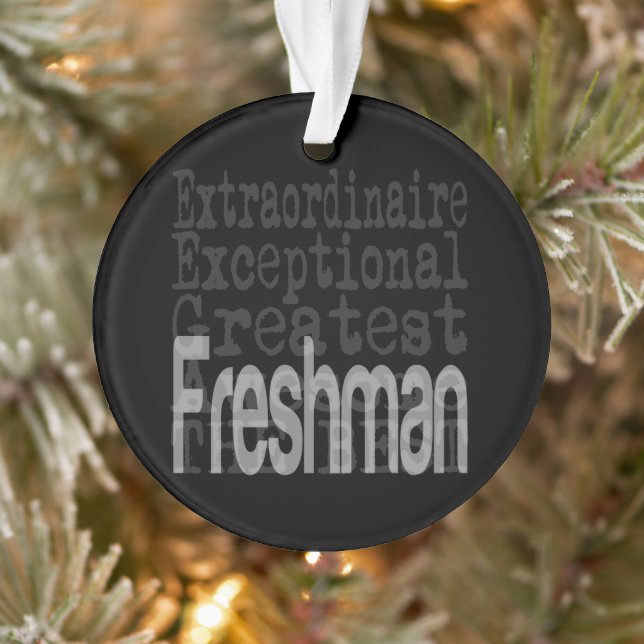 Freshman Extraordinaire Ornament (Tree)