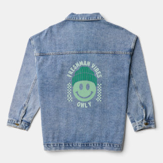Freshman Vibes Only – Cool Back-to-School Denim Jacket