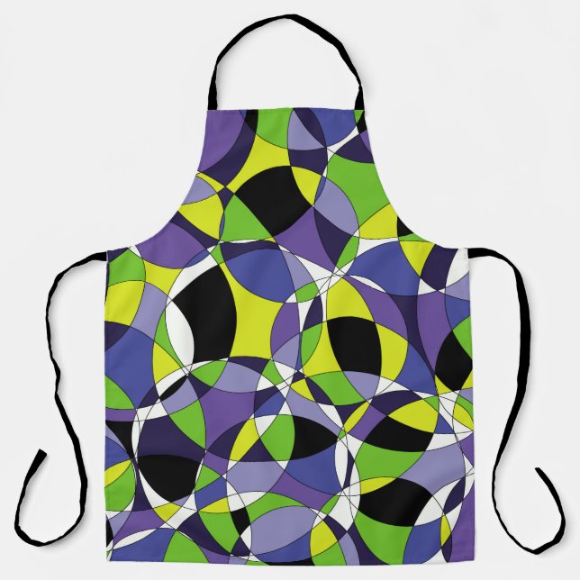 Freshness coloured abstract patternabstract, art,  apron (Front)