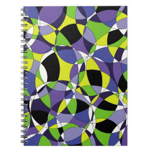 Freshness coloured abstract patternabstract, art,  notebook