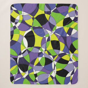 Freshness coloured abstract patternabstract, art, sherpa blanket