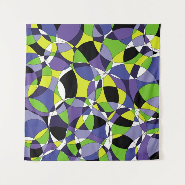 Freshness coloured abstract patternabstract, art,  tapestry (Front)